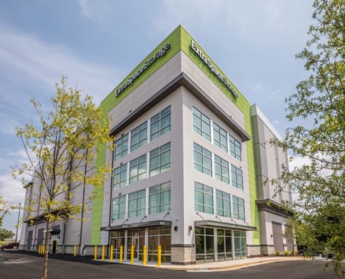 industrial storage facility construction exterior