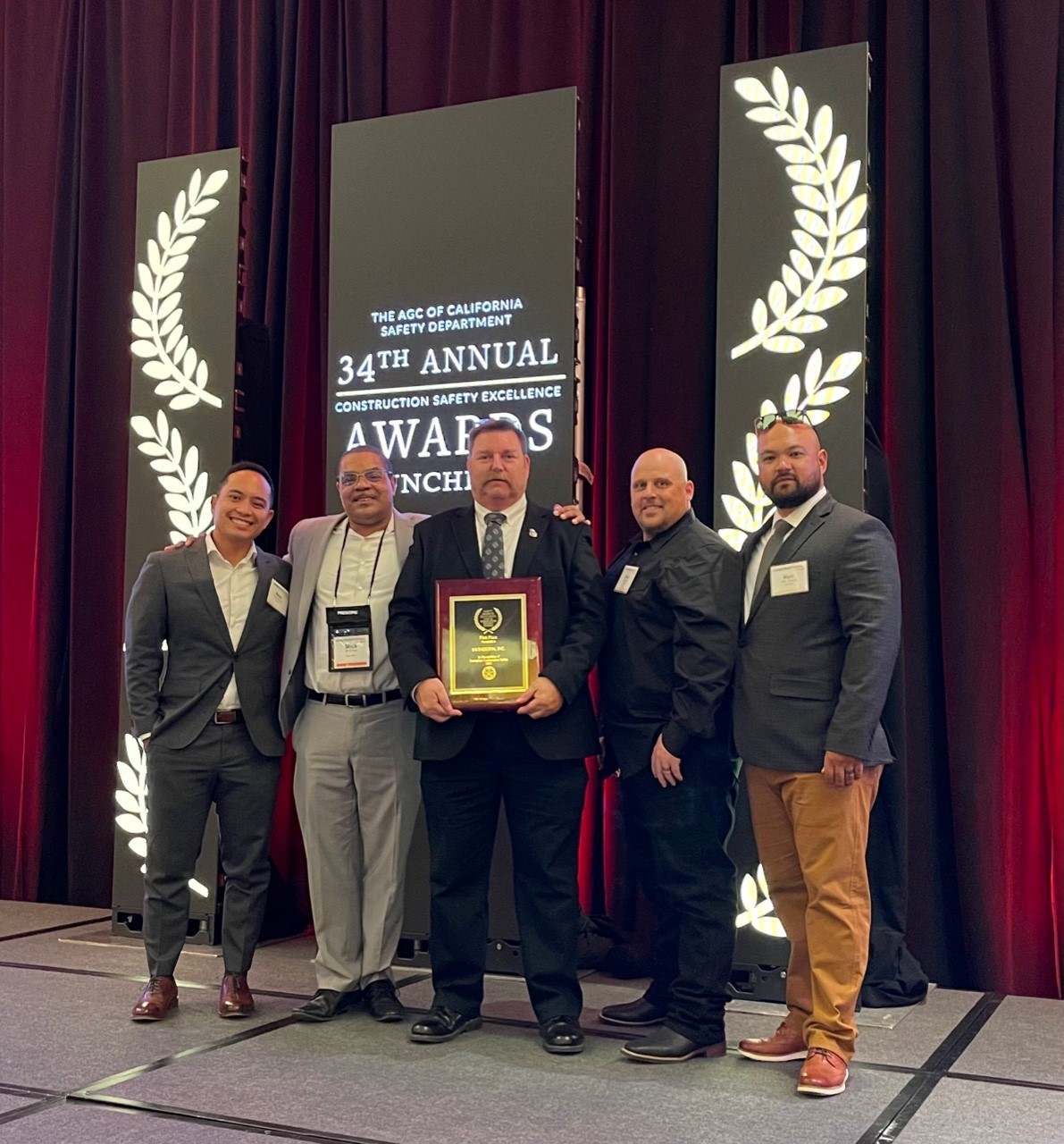 Swinerton Wins Safety Excellence Awards Companywide