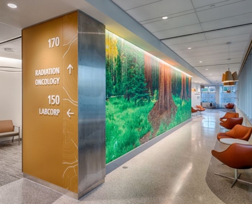 is a new outpatient facility on the existing John Muir Hospital Campus inside