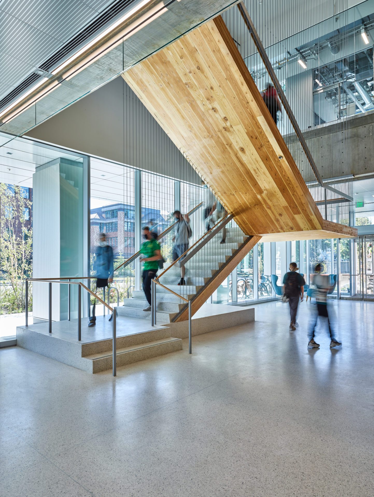 University of Oregon Knight Campus staircase 2