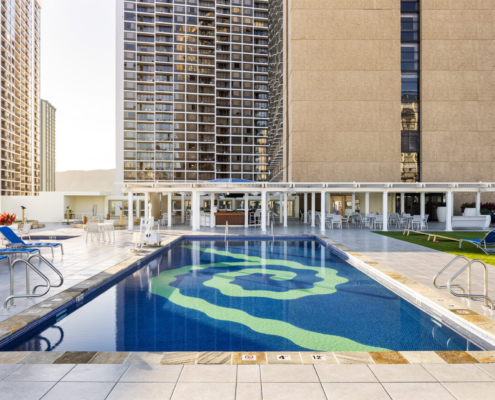 Hilton Waikiki Beach Pool Deck Renovation