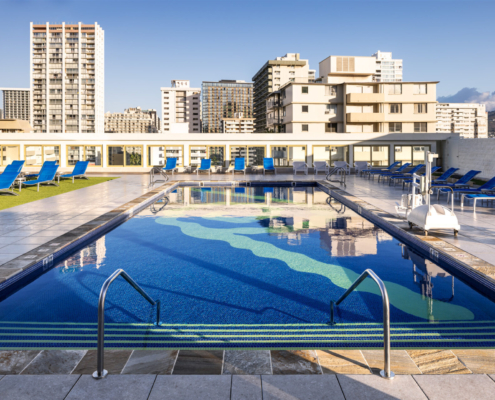 Hilton Waikiki Beach Pool Deck Renovation