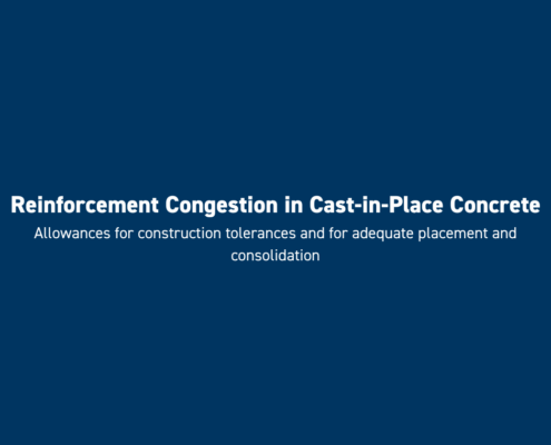 Reinforcement Congestion in Cast-in-Place Concrete