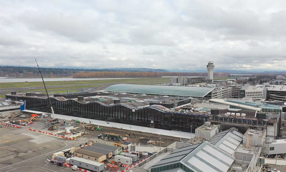 Roof for PDX Terminal