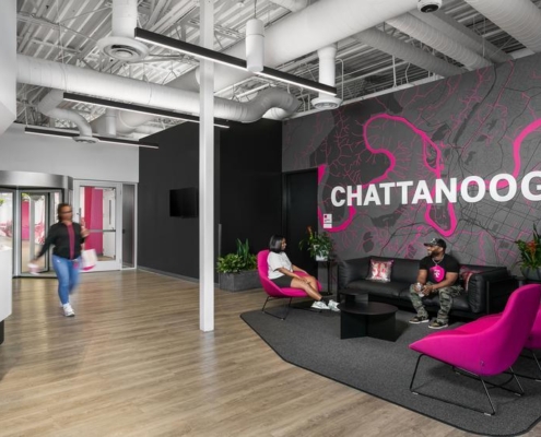 T-Mobile Corporate_Chattanooga_Front Desk 1_by 161 Photography